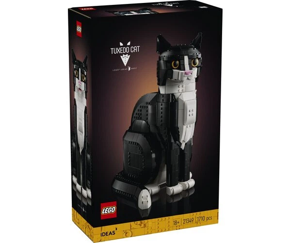 はちこ Конструктор LEGO Ideas 21349 Чорно-білий кіт (21349) – игрушки с