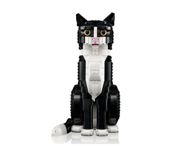 Конструктор LEGO Ideas 21349 Чорно-білий кіт (21349) – игрушки с