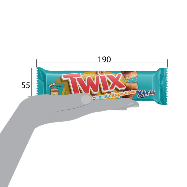 Упаковка Twix с соленой карамелью 75 г х 24 шт (5000159568364) - Фото 6 Упаковка Twix с соленой карамелью 75 г х 24 шт (5000159568364) - изображение 6