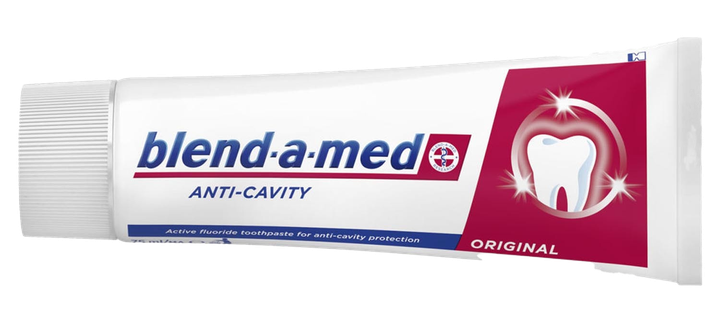 Зубная паста Blend-a-med Анти-кариес Original 75 мл - Фото 3 Зубная паста Blend-a-med Анти-кариес Original 75 мл - изображение 3