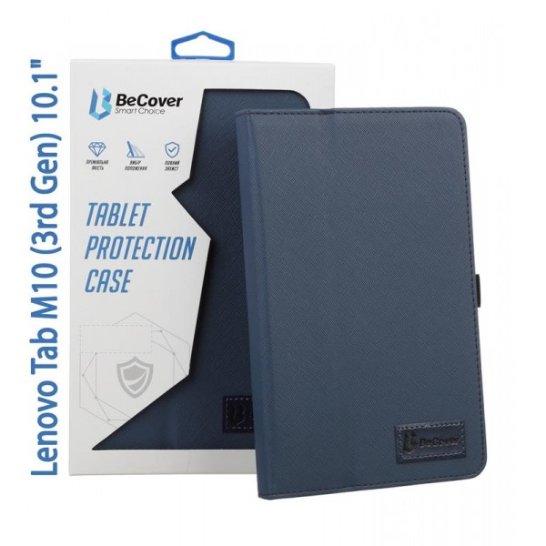 Чехол книжка BeCover Slimbook для Lenovo Tab M10 Plus TB-125F (3rd Gen) 10.61 Deep/Blue (707980) - Фото 2 Чехол книжка BeCover Slimbook для Lenovo Tab M10 Plus TB-125F (3rd Gen) 10.61 Deep/Blue (707980) - изображение 2