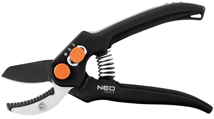 Sekator kowadełkowy NEO Tools 185 mm do 15 mm z regulowanym rozstawem 15-201 (5907558464764) - obraz 4