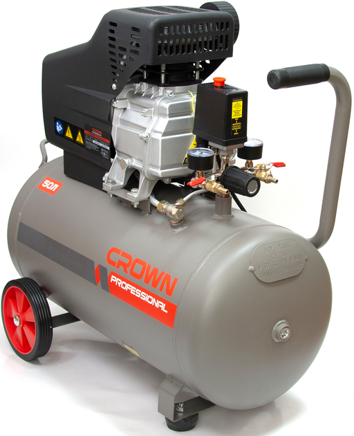 Компрессор воздушный Crown CT36029 50 л - изображение 2