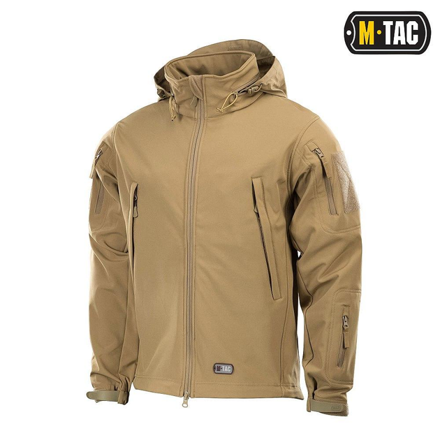 Тактичний теплий комплект форми M-Tac Soft Shell Winter Coyote 3XL - зображення 2