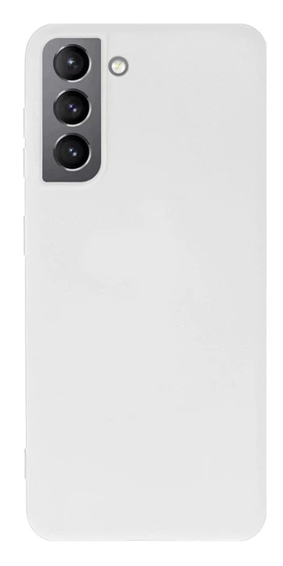 Чехол противоударный Silicone case защита камеры Kassel для Samsung S21 (09) белый White - изображение 2