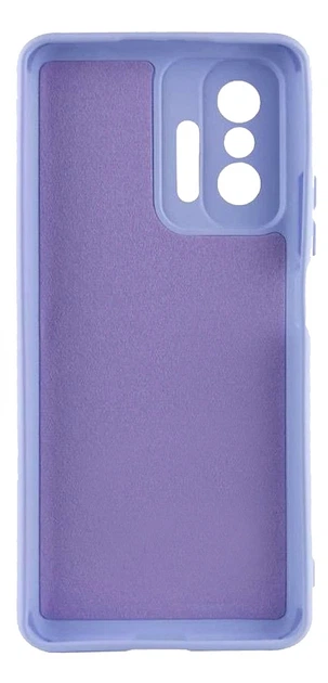 Чохол Silicone case Camera Protective для Xiaomi Mi 11T (13) фіолетовий Lilac - зображення 3