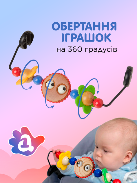 Дуга с игрушками на шезлонг babybjorn деревянная детская для кресла качалки шезлонга A1 Googly eyes - Фото 5 Дуга с игрушками на шезлонг babybjorn деревянная детская для кресла качалки шезлонга A1 Googly eyes - изображение 5