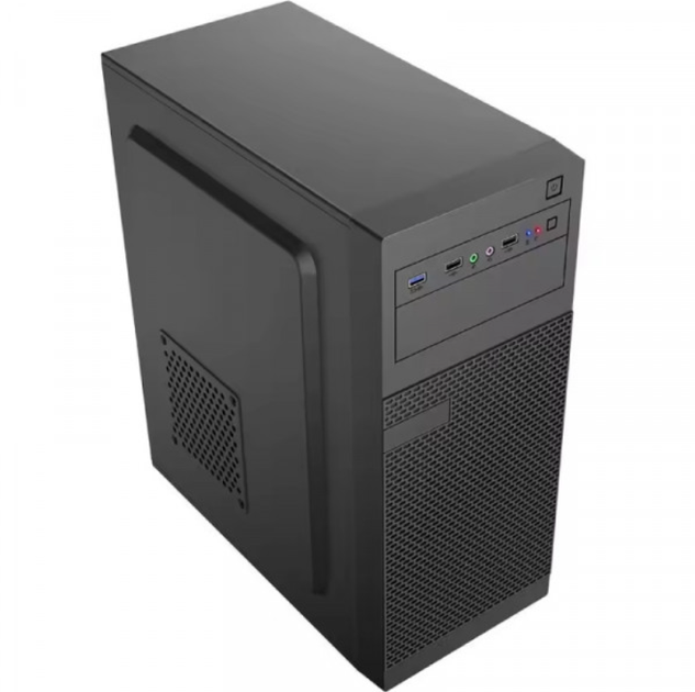 Корпус для компьютера Casecom GN-3204 500W-120mm USB 3.0 ATX Black (GN-3204-500) - зображення 3