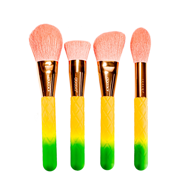 Набір пензлів для макіяжу Docolor Pineapple (16шт) DO-P1610 - изображение 3