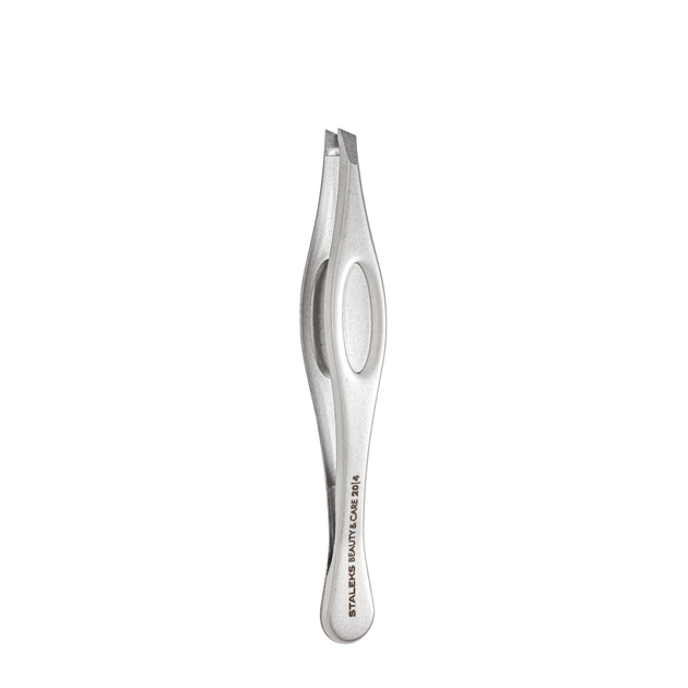 Пінцет для брів Staleks Beauty & Care скошений TBC-20/4 - изображение 2