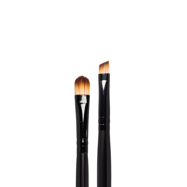 Пензлик для тіней та підводки двобічний Parisa Cosmetics Р-26 - Фото 2 Пензлик для тіней та підводки двобічний Parisa Cosmetics Р-26 - изображение 2