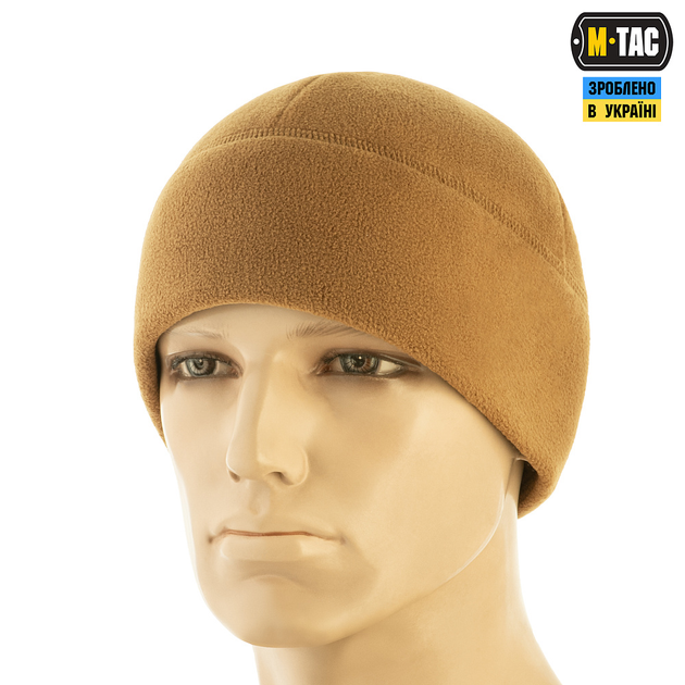 Шапка M-Tac Watch Cap Elite флис (320г/м2) with Slimtex Coyote Brown S - изображение 1