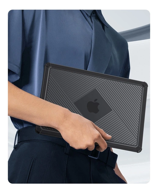 Накладка захисна протиударна полікарбонатна бампер чохол DUX DUCIS LCGH Series для Apple MacBook Air 15.3 (2023/2024) Black - зображення 5