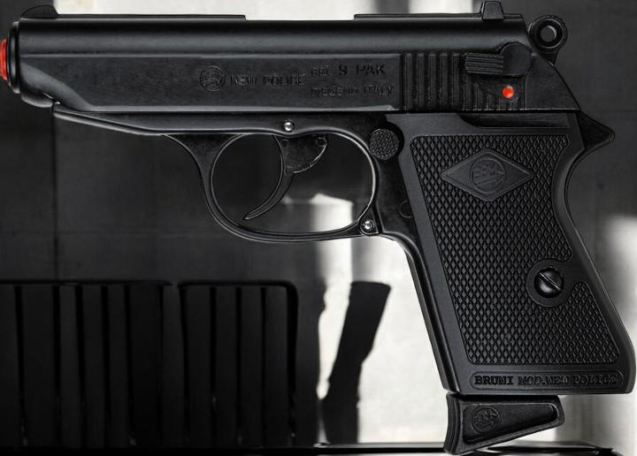 Пістолет сигнальний Bruni New Police (cal.9 PAK ST) Walther PPK - зображення 1