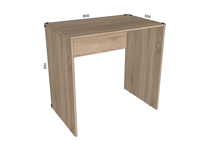 Стол письменный Tobi Sho ST-0023 прямой 800х760х500 Венге темный - Фото 3 Стол письменный Tobi Sho ST-0023 прямой 800х760х500 Венге темный - изображение 3