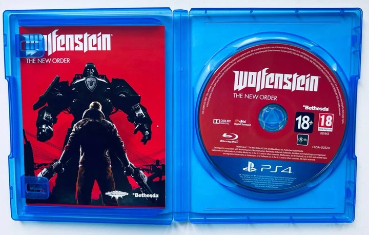 Wolfenstein The New Order, русские субтитры - диск для PlayStation 4, Б/У - изображение 2