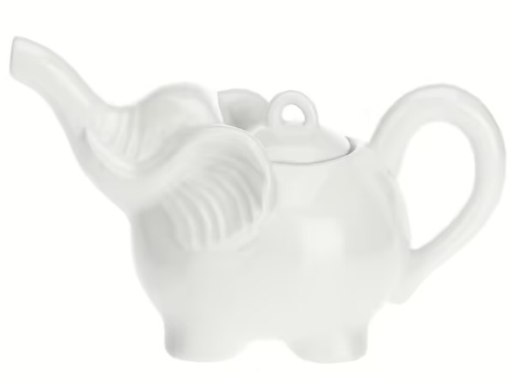 Imbryk na herbatę La Porcellana Bianca Elefanti porcelana 750 ml (8027549075605) - obraz 1