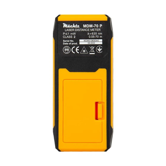 Лазерный дальномер с цифровым угломером Machtz MDM-70 P, рулетка - изображение 13
