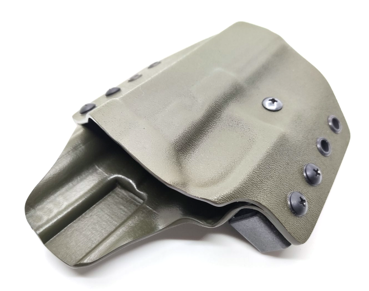 Кобура поясна на ремінь Glock 17 22 31 хаки - зображення 6