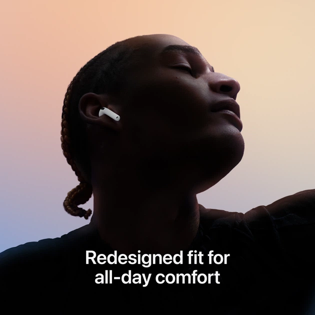 Наушники Apple AirPods (4-е поколение) (MXP63ZE/A) купить в