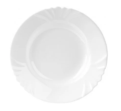 Тарілка супова біла скляна Luminarc Cadix 250 мм (H4130) - Фото 1 Тарілка супова біла скляна Luminarc Cadix 250 мм (H4130) - зображення 1