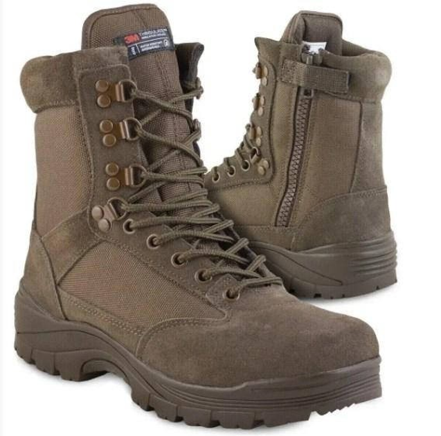 Ботинки Берцы Sturm Mil-Tec Tactical Boot m.ykk Zipper Braun 43 12822109 - изображение 1