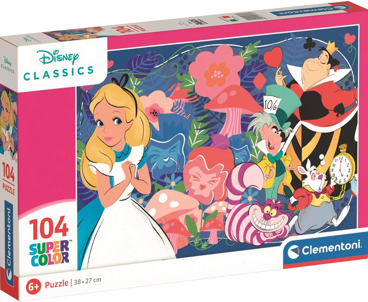 Puzzle Clementoni Alice 104 elementy 25748 (8005125257485) - obraz 1