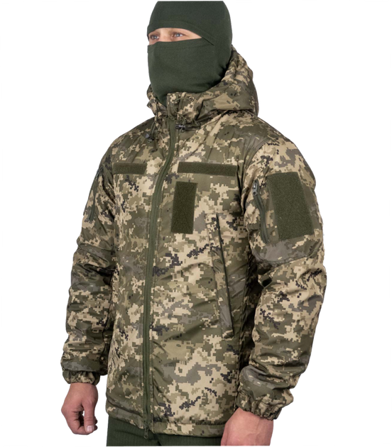 Зимова куртка WinTac Stalker Winter Armor ММ14 Velcro XL піксель - изображение 2