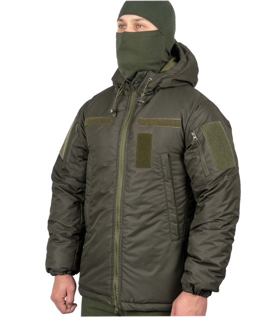 Зимова куртка WinTac Stalker Winter Armor Olive Velcro 5XL Олива - зображення 2