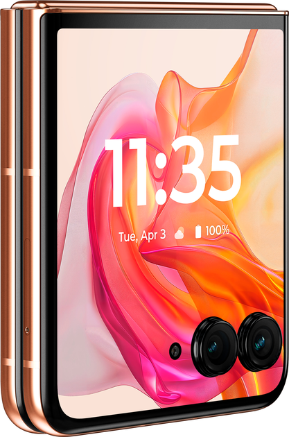 Мобільний телефон Motorola Razr 50 Ultra 12/512GB Peach Fuzz (PB1T0056PL) - зображення 9