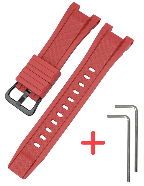 Фото - Ремінець для годинника Becover Ремінець для Casio G-Shock GST-W300 Red BK 