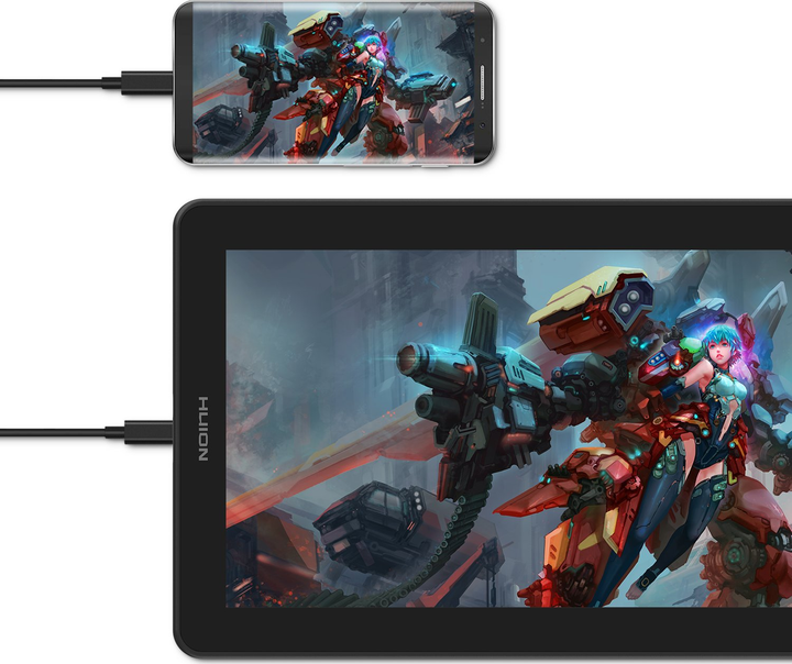 Tablet graficzny Huion Kamvas 13 Midnight Green - obraz 3