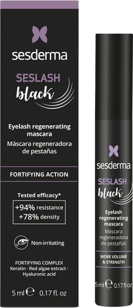 Туш для вій Sesderma Seslash Подовжуюча Чорна 5 мл (8429979439765) - зображення 3