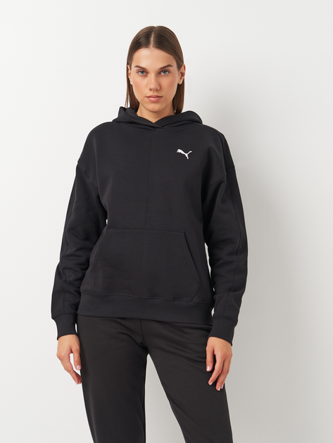 Акція на Худі тепле жіноче Puma Her Hoodie Fl 68271901 M Чорне від Rozetka