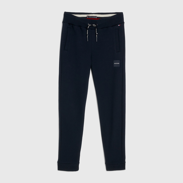 Spodnie sportowe młodzieżowe chłopięce Tommy Hilfiger KB0KB08278-DW5 162 cm Czarne (8720644020661) - obraz 3