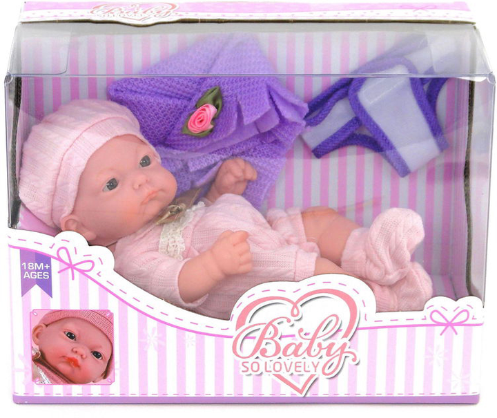 Lalka bobas Adar Baby So Lovely 25 cm (5901271509320) - obraz 1