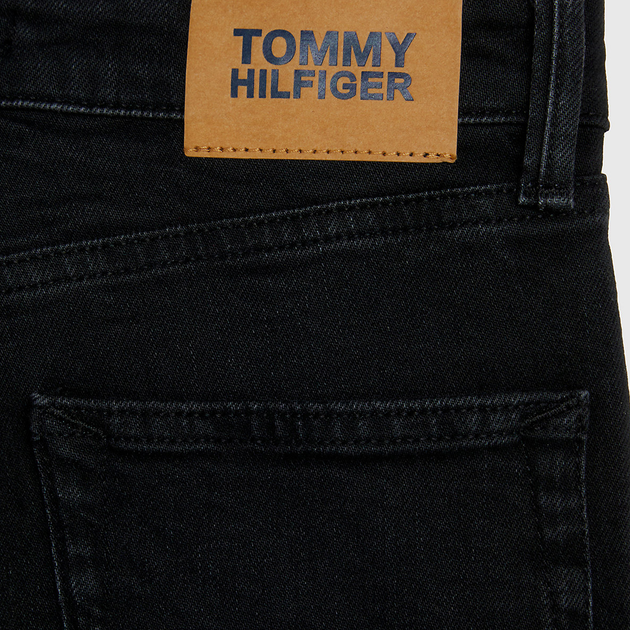 Дитячі джинси для хлопчика Tommy Hilfiger KB0KB08274-1B0 128 см Чорні (8720644019610) - зображення 6