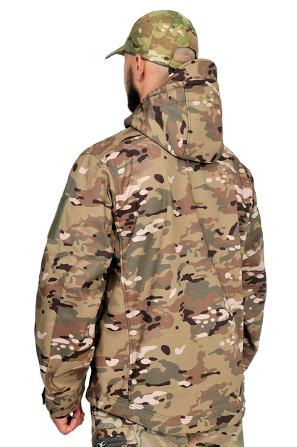 Тактична куртка WinTac Soft Shell Viking MTP NK XS мультикам - зображення 2