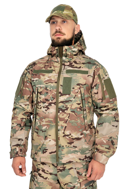 Тактична куртка WinTac Soft Shell Viking MTP L мультикам - изображение 1