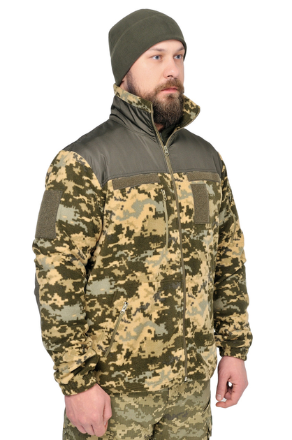 Тактична флісова кофта WinTac Sarmat ММ14 Fleece 300 гр/м 4XL піксель - изображение 2