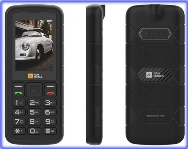 Мобильный телефон agm m9 black 4g Russian keyboard – фото, отзывы ...