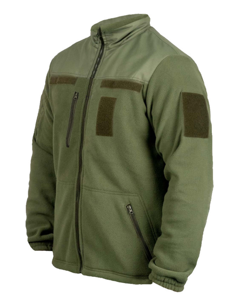 Тактична флісова кофта WinTac Sarmat arm olive Fleece 280 гр/м S олива - зображення 1