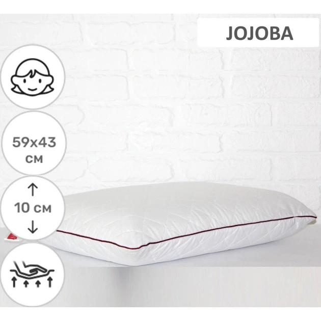 Подушка MirSon ортопедична 6084 Steep Line Jojo WoMen 59х43х10 [35897] - зображення 2