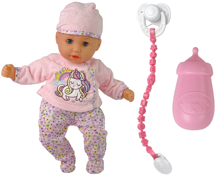 Lalka bobas LEAN Toys z akcesoriami 32 cm (5905991009405) - obraz 3