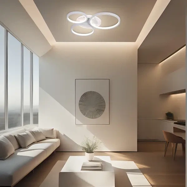 Люстра led 56,4W Vesta Miorro белая пульт ДУ - изображение 2