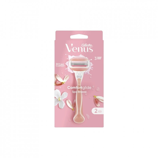 Бритва Gillette Venus Comfortglide Spa Breeze з 2 змінними картриджами (7702018322862) - зображення 2