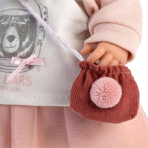 Lalka bobas Llorens 14202 Julia z miękkim brzuszkiem 42 cm (8426265142026) - obraz 4