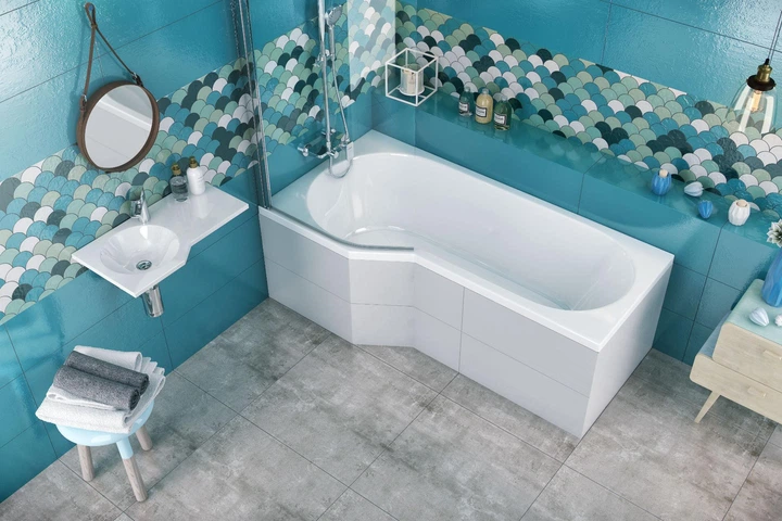 Ванна акрилова кутова ліва Excellent Be Spot 160x80 см - изображение 2