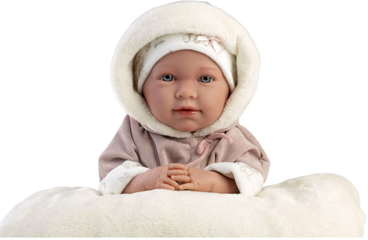 Lalka bobas Llorens Lala z poduszką 42 cm (8426265174065) - obraz 5