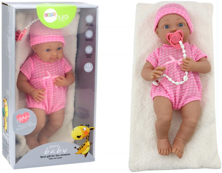 Пупс LEAN Toys у рожевому одязі 39 см (5905991009283) - зображення 3